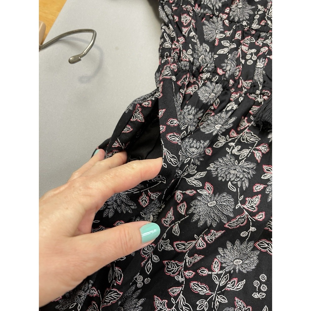 Wayward Fancies Womens Dress Small Dark Floral Boho Fairy Wedding Guest Cottage - Picture 5 of 8